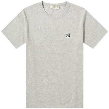 ラフ シモンズ RAF SIMONS メゾンキツネグレイフォックスヘッドパッチクラシックTシャツ トップス メンズ 男性 インポートブランド 小さいサイズから大きいサイズまで