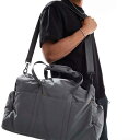 エイソス ASOS asos ASOS DESIGN キルティングホールドオールバッグ(グレー) バック メンズ 男性 インポートブランド(4)