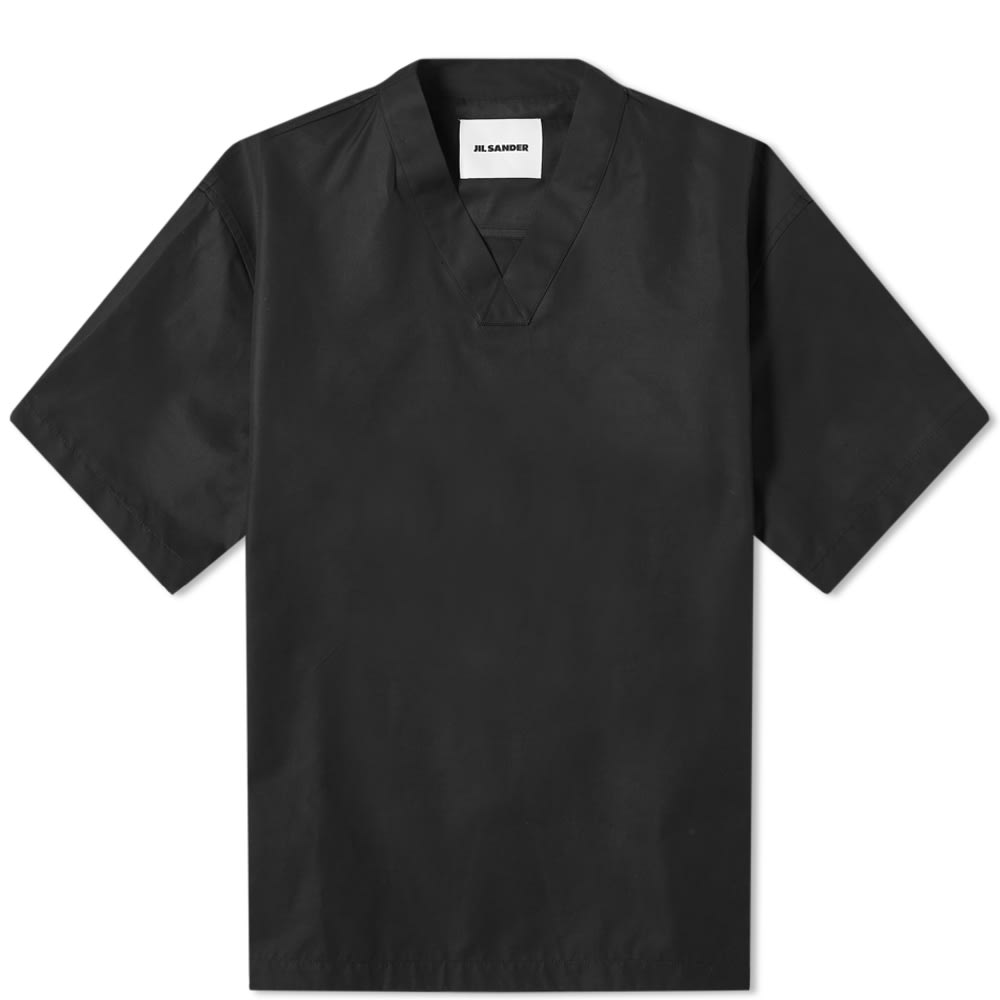 ジルサンダーJ il Sander ジルサンダー半袖ショールカラーオーバーシャツ トップス メンズ 男性 インポートブランド 小さいサイズから大きいサイズまで