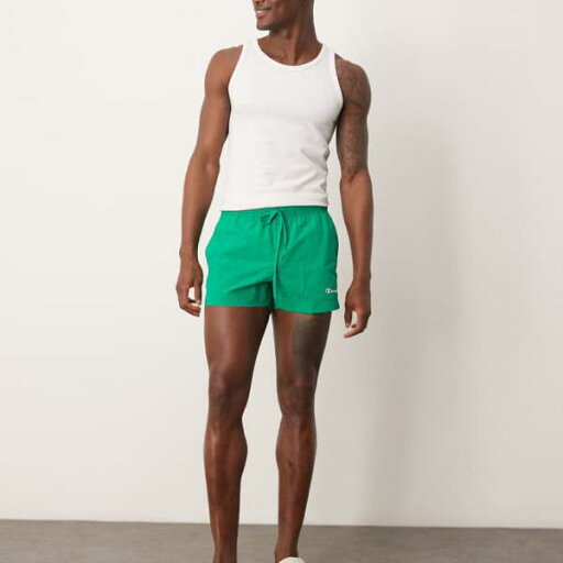 チャンピオン Champion CHAMPION チャンピオンのグリーンのスイムショーツ 水着 メンズ 男性 インポートブランド 小さいサイズから大きいサイズまで チャンピオン Champion CHAMPION チャンピオンのグリーンのスイムショーツ 水着 メンズ 男性 インポートブランド 小さいサイズから大きいサイズまで