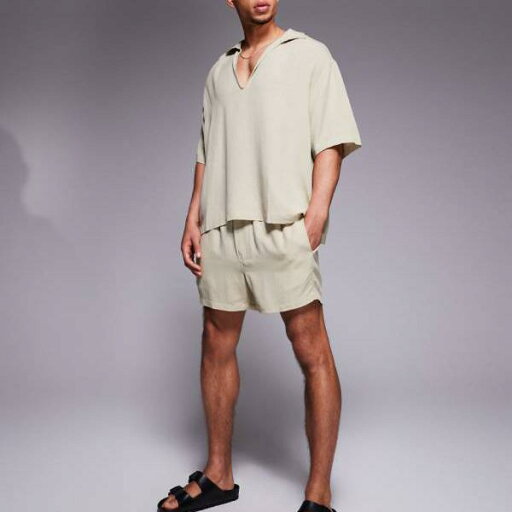 エイソス ASOS asos ASOS DESIGN リネン混ショートパンツ(ショート丈、ブラウン) パンツ ボトム メンズ 男性 インポートブランド 小さいサイズから大きいサイズまで エイソス ASOS asos ASOS DESIGN リネン混ショートパンツ(ショート丈、ブラウン) パンツ ボトム メンズ 男性 インポートブランド 小さいサイズから大きいサイズまで
