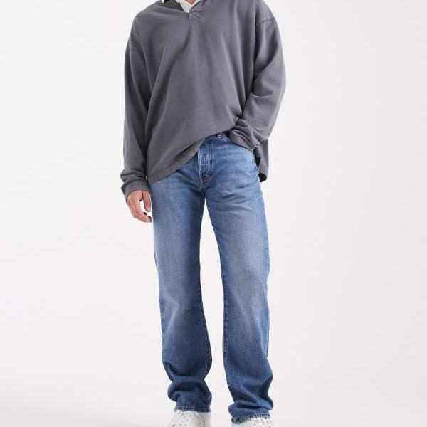 リーバイス Levi's リーバイス 501 オリジナル ストレートフィット ジーンズ（ミッドウォッシュ） パンツ ボトム メンズ 男性 インポートブランド 小さいサイズから大きいサイズまで