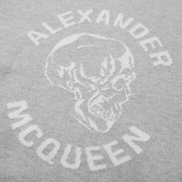 アレキサンダー・マックイーン Alexander McQueen アレクサンダーマックイーンスカルロゴクルーニット トップス メンズ 男性 インポートブランド 小さいサイズから大きいサイズまで