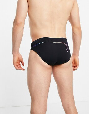 カルバンクライン Calvin Klein カルバン・クラインの黒のスイムブリーフ 下着 メンズ 男性 インポートブランド 小さいサイズから大きいサイズまで