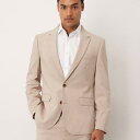 エイソス ASOS asos ASOS DESIGN スリムスーツジャケット(ベージュ) アウター メンズ 男性 インポートブランド 小さいサイズから大きいサイズまで