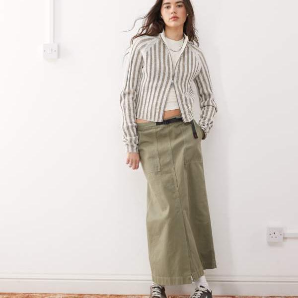 グラミチ Gramicci グラミチのハーブピグメントを使用したベイカーミディスカート スカート レディース..