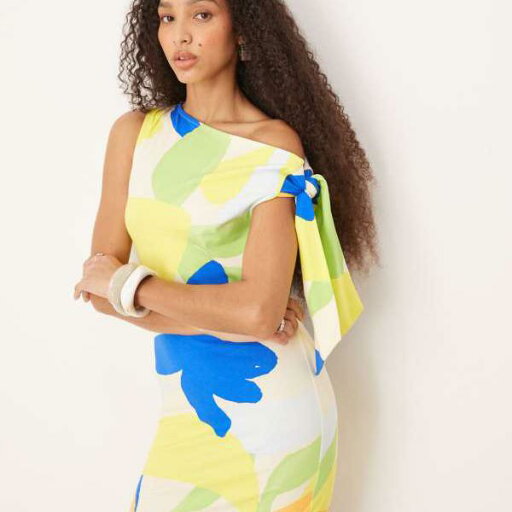 エイソス ASOS asos ASOS DESIGN ワンショルダー タイノットディテール ミニドレス 拡大花柄 ワンピース レディース 女性 インポートブランド 小さいサイズから大きいサイズまで エイソス ASOS asos ASOS DESIGN ワンショルダー タイノットディテール ミニドレス 拡大花柄 ワンピース レディース 女性 インポートブランド 小さいサイズから大きいサイズまで