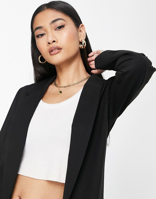 オールセインツ AllSaints AllSaintsAleidaジャージーブレザー（ブラック） アウター レディース 女性 インポートブランド 小さいサイズから大きいサイズまで