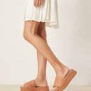 エイソス ASOS asos ASOS DESIGN Jordyn フラットフォーム エスパドリーユ ミュールサンダル(オレンジ) 靴 レディース 女性 インポートブランド 小さいサイズから大きいサイズまで(4)
