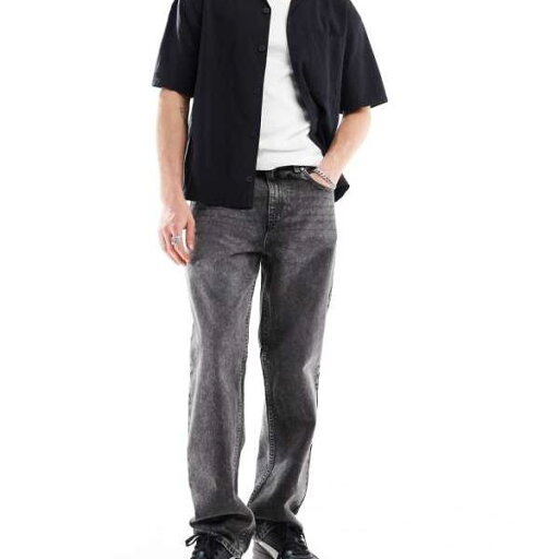 ニュールック New Look ニュールックのリラックスフィットジーンズ(グレー) パンツ ボトム メンズ 男性 インポートブランド 小さいサイズから大きいサイズまで ニュールック New Look ニュールックのリラックスフィットジーンズ(グレー) パンツ ボトム メンズ 男性 インポートブランド 小さいサイズから大きいサイズまで