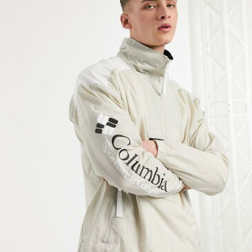 コロンビア Columbia ベージュのコロンビアサンタアナアノラックジャケット トップス メンズ 男性 インポートブランド 小さいサイズから大きいサイズまで