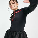 ミスガイデッド Missguided Missguided Ski ハイネック ボディスーツ、ブラック トップス レディース 女性 インポートブランド 小さいサイズから大きいサイズまで