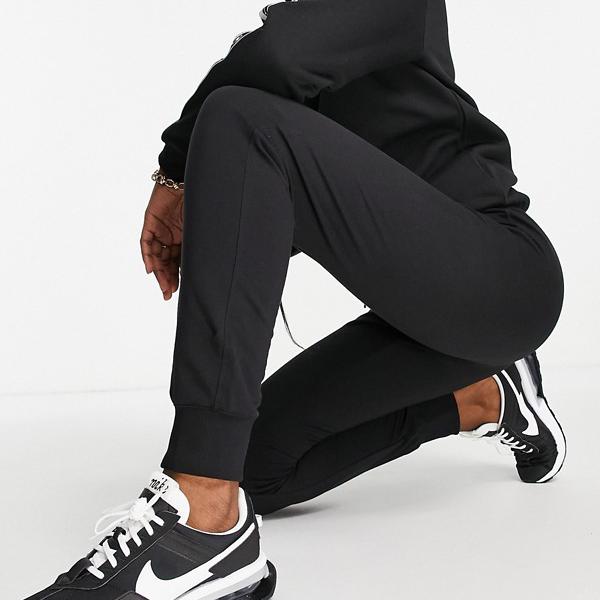 チャンピオン Champion CHAMPION ブラックのチャンピオンリブカフジョガー パンツ ボトム レディース 女性 インポートブランド 小さいサイズから大きいサイズまで