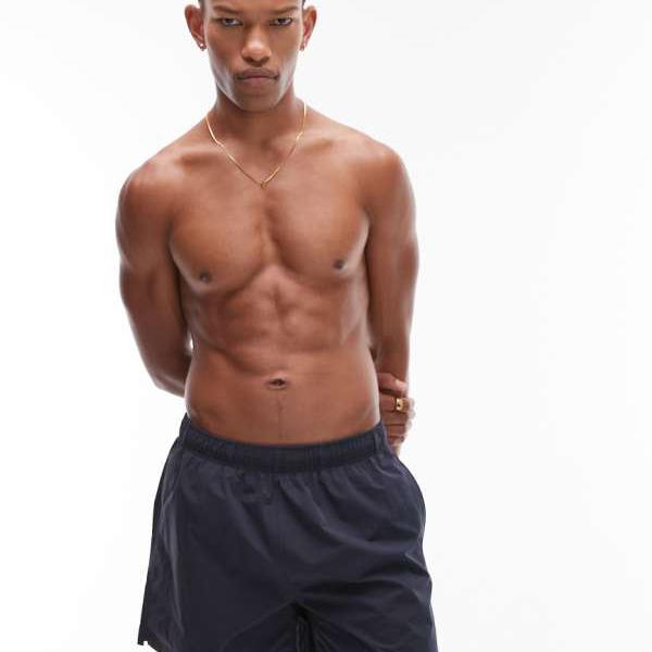 ARKET スイムショーツ ダークブルー 水着 メンズ 男性 インポートブランド 小さいサイズから大きいサイズまで