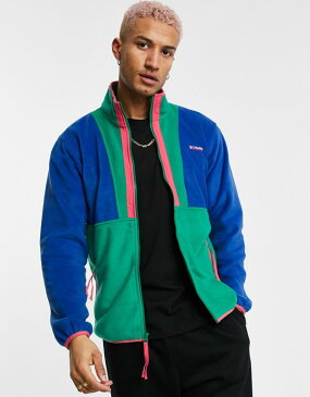 コロンビア Columbia コロンビアバックボウルフルジップフリース(ブルー) トップス メンズ 男性 インポートブランド 小さいサイズから大きいサイズまで