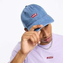 リーバイス Levi's バットウィングのロゴが入ったデニムブルーのリーバイスのキャップ 帽子 メンズ 男性 インポートブランド
