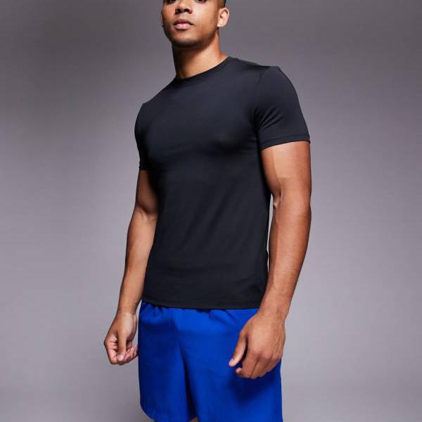 4505 Icon 5インチ速乾トレーニングショーツ（ジップポケット付き、コバルトブルー） パンツ ボトム メンズ 男性 インポートブランド 小さいサイズから大きいサイズまで