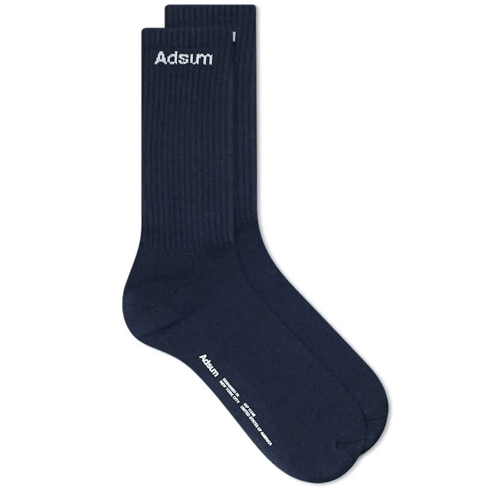アドサム Adsum Adsumクラシックロゴソックス 靴下 メンズ 男性 インポートブランド