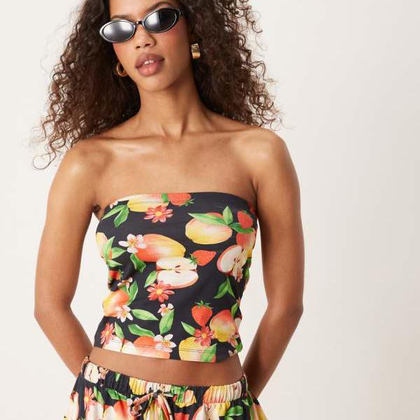  ASOS asos ASOS DESIGNΥե롼ĥץȤΥ󥰥饤Хɥ ȥåץ ǥ  ݡȥ...
