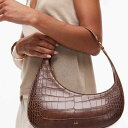 JW PEI Harlee アシンメトリー ショルダーバッグ(ブラウンクロコダイル) 鞄 レディース 女性 インポートブランド