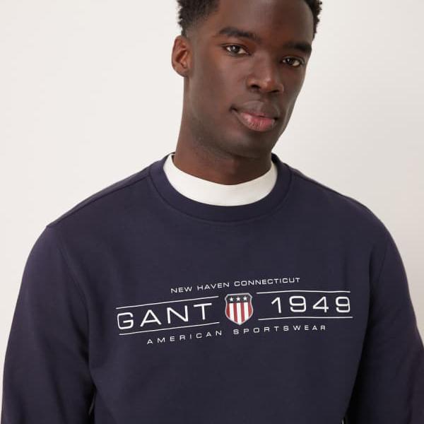 Gant★長袖 ロゴ クルーネック スウェットシャツ トレーナー 楽天市場】ガント(スウェット・トレーナー|トップス):メンズ