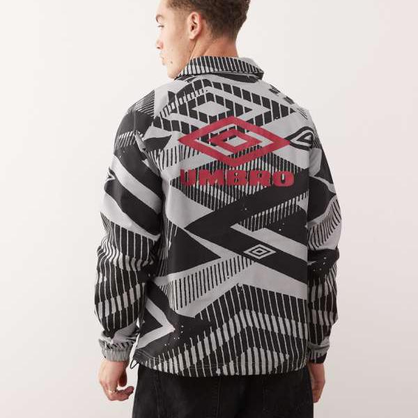 アンブロ プリント ドリルトップ（グレー） トップス メンズ 男性 インポートブランド 小さいサイズか..