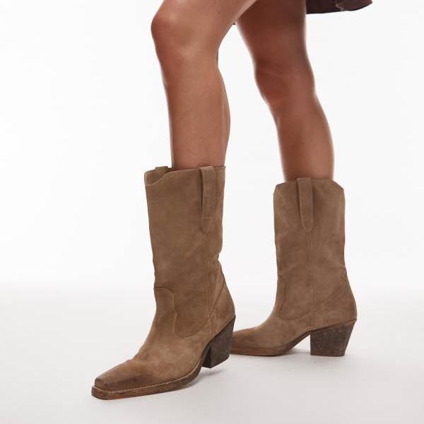 ブロンクス カイリー スラウチ ウエスタンブーツ（スエード チェスナット） 靴 レディース 女性 インポ..