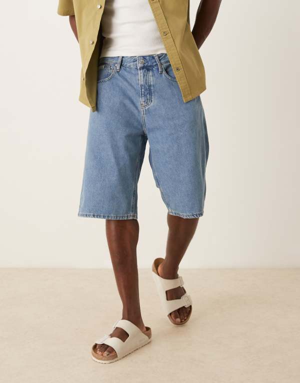 カルバンクラインジーンズ Calvin Klein Jeans カルバン・クライン・ジーンズのリラックス・ジョガーパンツ（ミッドブルーウォッシュ） パンツ ボトム メンズ 男性 インポートブランド 小さいサイズから大きいサイズまで