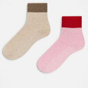 コットンオン Cotton:On Cotton On Cotton On リブ編みスパークルクルーソックス 2足組 トップス レディース 女性 インポートブランド 小さいサイズから大きいサイズまで