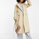 エイソス ASOS asos ASOSDESIGNマタニティロングライントレンチコート（石） アウター レディース 女性 インポートブランド 小さいサイズから大きいサイズまで