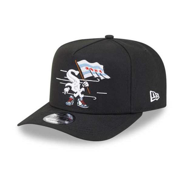 ニューエラ New Era NEW ERA ニューエラ シカゴ ホワイトソックス 9fifty カートゥーングラフィック キャップ（ブラック） 帽子 レディース 女性 インポートブランド
