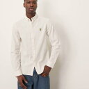 ライルアンドスコット Lyle & Scott ライル&スコット リネンブレンド オックスフォードシャツ(ベージュ) トップス メンズ 男性 インポートブランド 小さいサイズから大きいサイズまで(4)