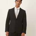 エイソス ASOS asos ASOS DESIGN スリムスーツジャケット(ブラック) アウター メンズ 男性 インポートブランド 小さいサイズから大きいサイズまで