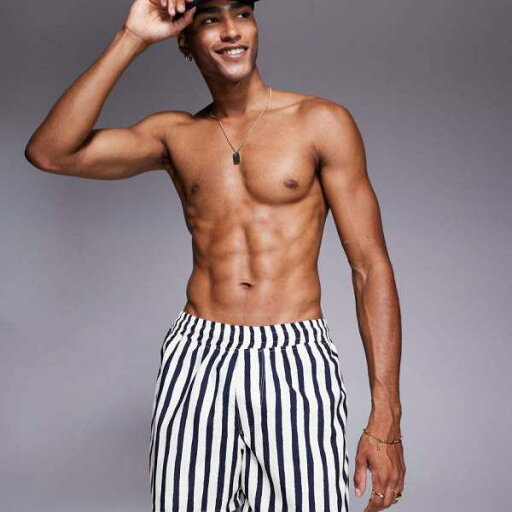 エイソス ASOS asos ASOS DESIGN ミッド丈スイムショーツ(ネイビーストライプ) 水着 メンズ 男性 インポートブランド 小さいサイズから大きいサイズまで エイソス ASOS asos ASOS DESIGN ミッド丈スイムショーツ(ネイビーストライプ) 水着 メンズ 男性 インポートブランド 小さいサイズから大きいサイズまで