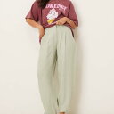 エイソス ASOS asos ASOS DESIGN テクスチャードバレルパンツ(セージ) パンツ ボトム レディース 女性 インポートブランド 小さいサイズから大きいサイズまで