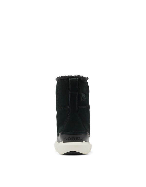 ソレル Sorel Sorel Explorer II Joan FauxFurは黒のブーツをひもで締めます 靴 レディース 女性 インポートブランド 小さいサイズから大きいサイズまで