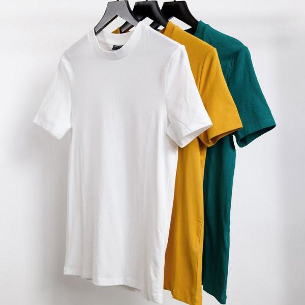 エイソス ASOS asos ASOS DESIGN3パックオーガニックマッスルフィットTシャツ トップス メンズ 男性 インポートブランド 小さいサイズから大きいサイズまで