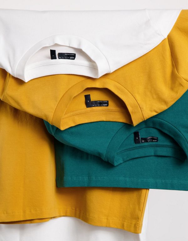 エイソス ASOS asos ASOS DESIGN3パックオーガニックマッスルフィットTシャツ トップス メンズ 男性 インポートブランド 小さいサイズから大きいサイズまで