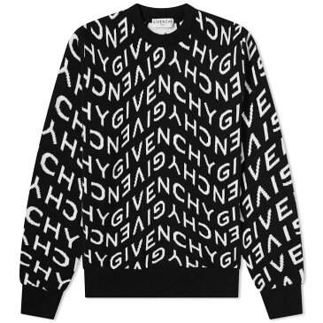 ジバンシィ GIVENCHY ジバンシィー Givenchy ジバンシィ屈折ロゴジャカードクルーニット トップス メンズ 男性 インポートブランド 小さいサイズから大きいサイズまで