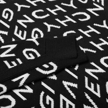 ジバンシィ GIVENCHY ジバンシィー Givenchy ジバンシィ屈折ロゴジャカードクルーニット トップス メンズ 男性 インポートブランド 小さいサイズから大きいサイズまで