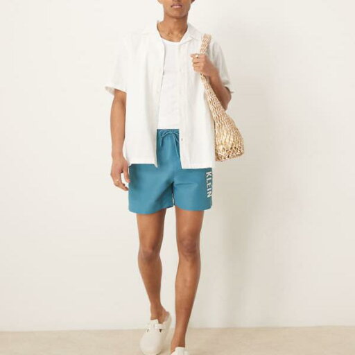 カルバンクライン Calvin Klein カルバン・クライン インテンス パワー ロゴ スイムショーツ(ブルー) 水着 メンズ 男性 インポートブランド 小さいサイズから大きいサイズまで カルバンクライン Calvin Klein カルバン・クライン インテンス パワー ロゴ スイムショーツ(ブルー) 水着 メンズ 男性 インポートブランド 小さいサイズから大きいサイズまで