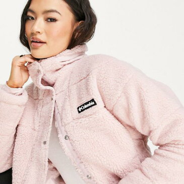 コロンビア Columbia コロンビアロッジバッフルシェルパジャケット（ピンク）ASOS限定 アウター レディース 女性 インポートブランド 小さいサイズから大きいサイズまで