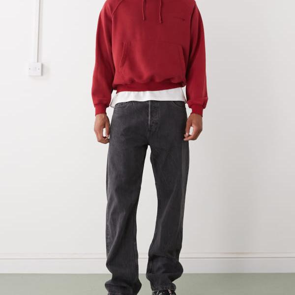 ウィークデイ Weekday Weekday Space リラックスフィット ストレートレッグジーンズ（ブラックウォッシ..