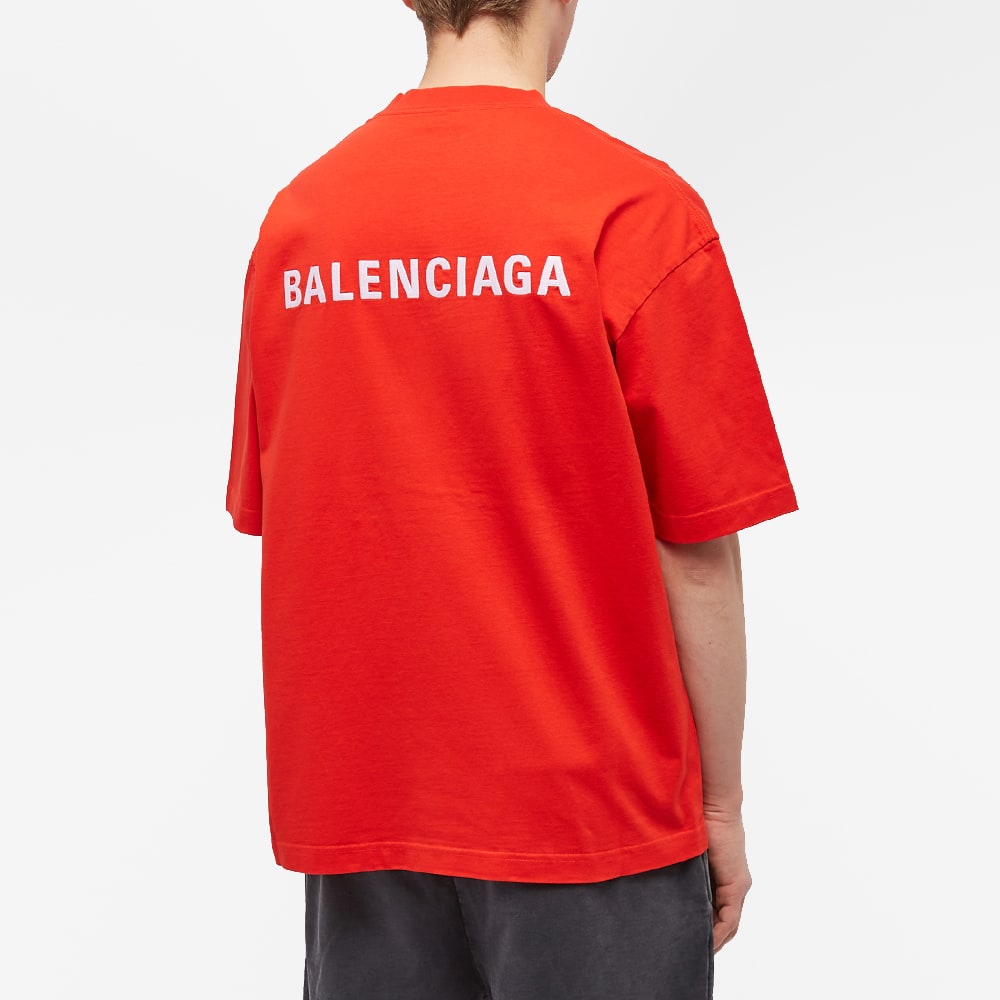 バレンシアガ BALENCIAGA balenciaga バレンシアガ バック ロゴ Tシャツ トップス メンズ 男性 インポートブランド 小さいサイズから大きいサイズまで