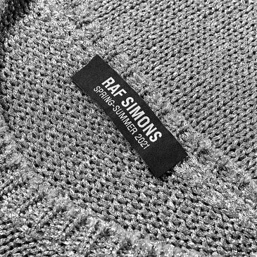 ラフ シモンズ RAF SIMONS ラフシモンズショートオーバーサイズRSニット トップス メンズ 男性 インポートブランド 小さいサイズから大きいサイズまで