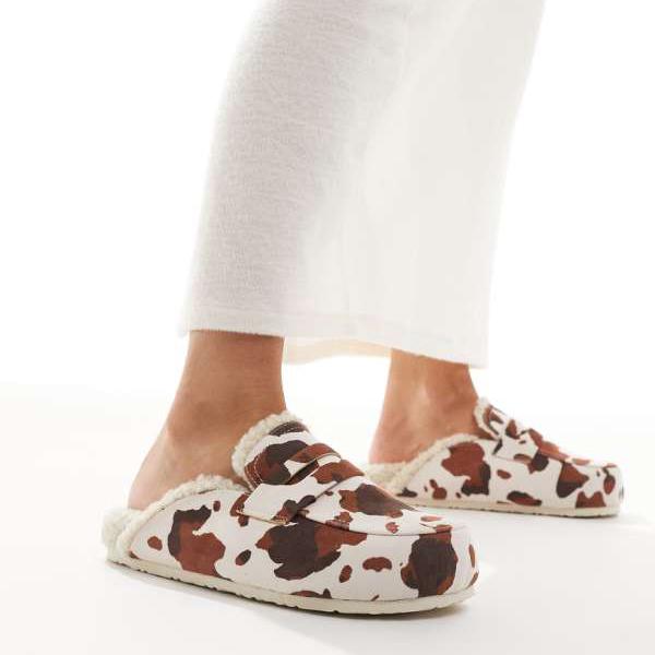 SEQWL ワイドフィット ソーダファー裏地付き牛革ミュール 靴 レディース 女性 インポートブランド 小さ..