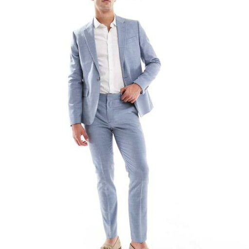リバーアイランド River Island RIVER ISLAND リバーアイランドのスキニースーツパンツ(ライトブルー) パンツ ボトム メンズ 男性 インポートブランド 小さいサイズから大きいサイズまで リバーアイランド River Island RIVER ISLAND リバーアイランドのスキニースーツパンツ(ライトブルー) パンツ ボトム メンズ 男性 インポートブランド 小さいサイズから大きいサイズまで