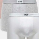 エイソス ASOS asos ASOS DESIGN 織りパッチ付きトランクス3パック(ブルー) アンダーウェア 下着 メンズ 男性 インポートブランド