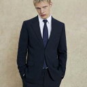 リバーアイランド River Island RIVER ISLAND リバーアイランド スリムスーツジャケット(ネイビー) アウター メンズ 男性 インポートブランド 小さいサイズから大きいサイズまで