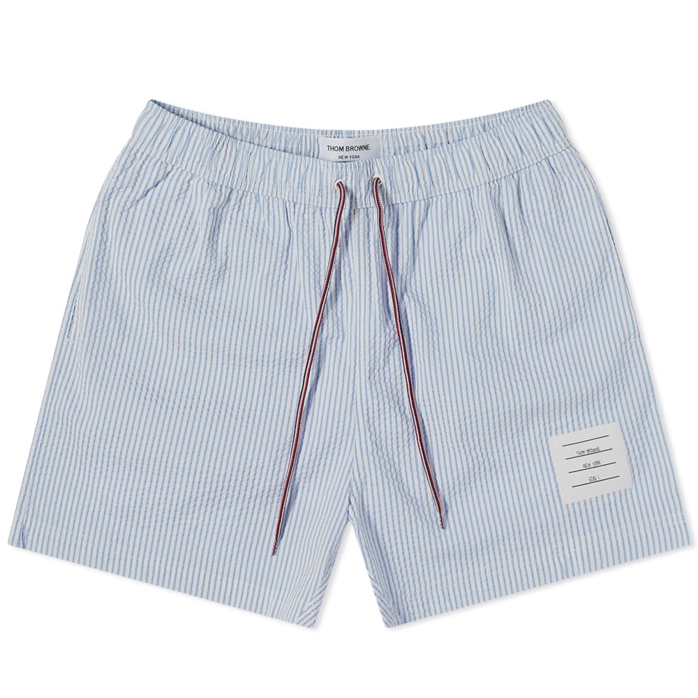 トム ブラウン THOM BROWNE Thom Browne Seersucker Swim Short 水着 メンズ 男性 インポートブランド 小さいサイズから大きいサイズまで